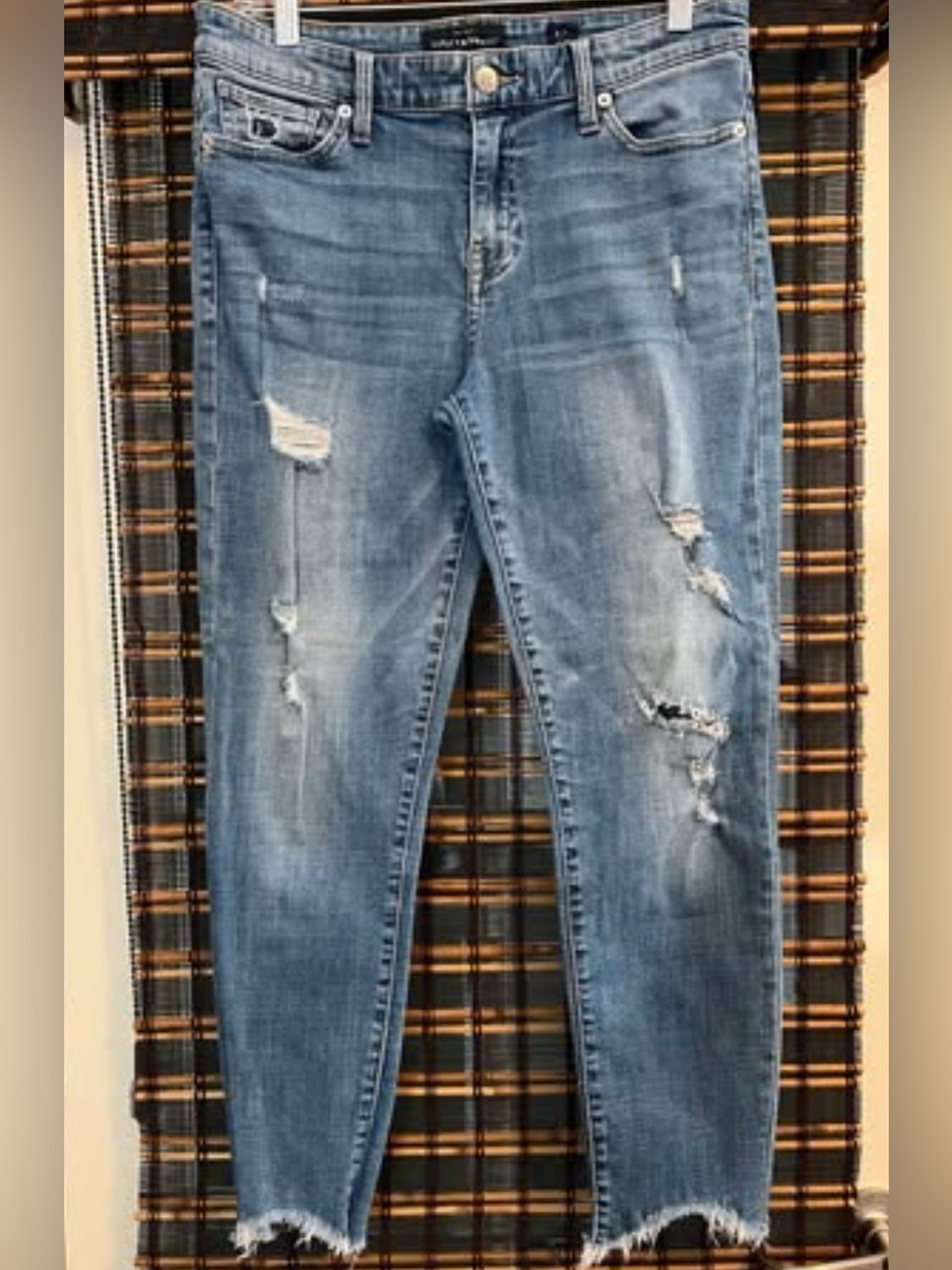 Lucky Brand Ava Distressed Skinny Stretch Jeans Sz 8/29